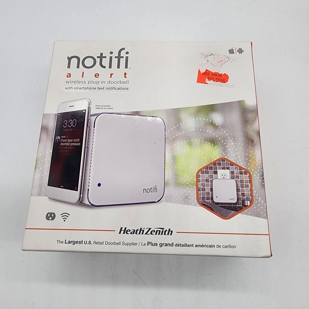 Notifi Alert Wireless Plug in Doorbell